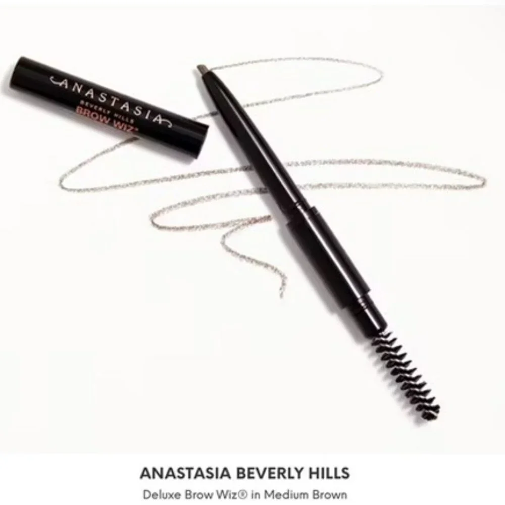 🔴 ANASTASIA BEVERLY HILLS Brow Wiz Skinny Brow Pencil Travel Mini- Medium Brown